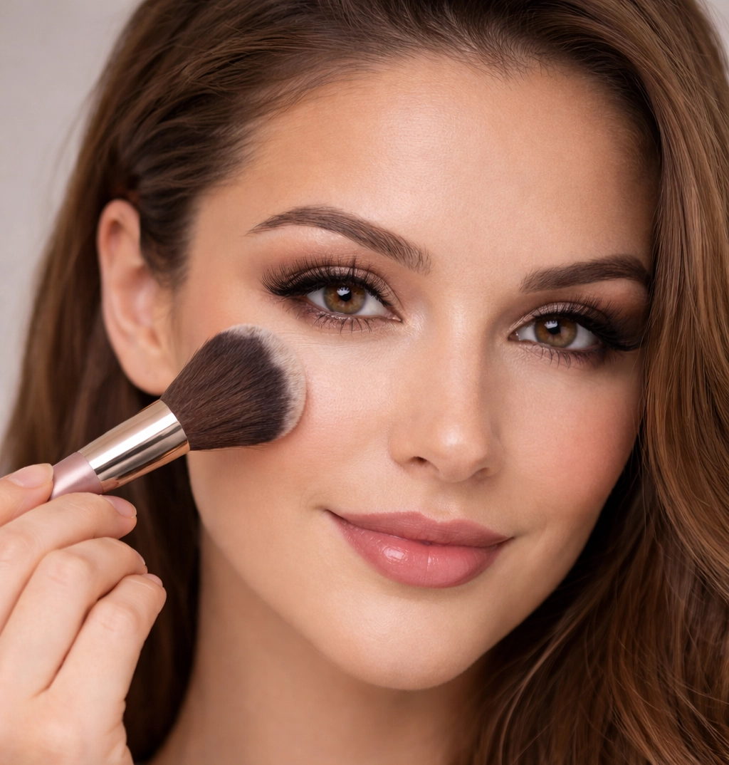 poudre baking sous les yeux